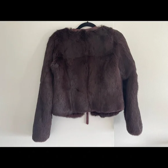 Hugo Boss real rabbit fur winter jacket, size S